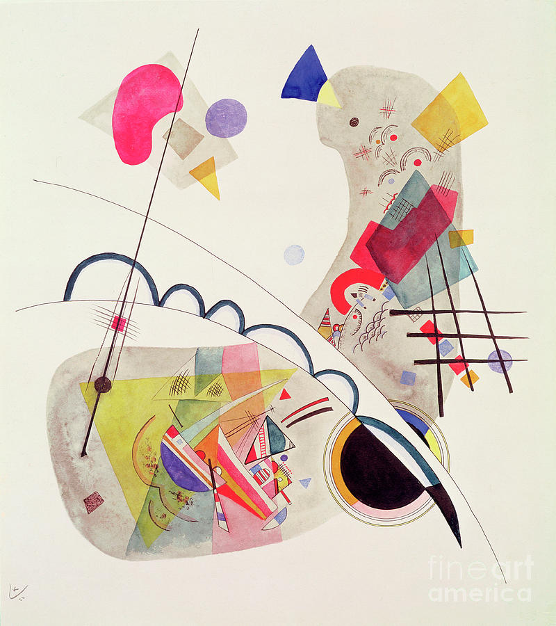Grave Forme, 1922 Painting by Wassily Kandinsky