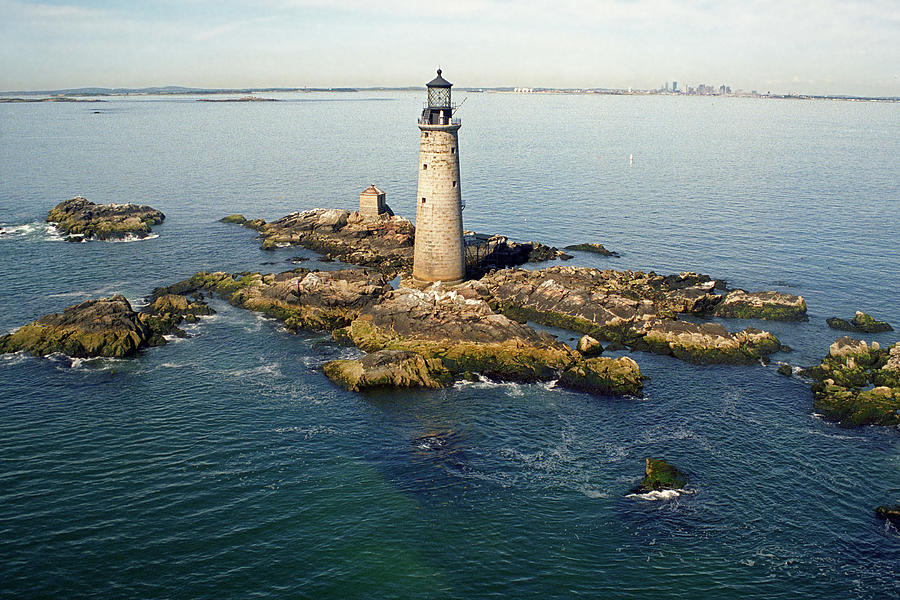 Graves Lighthouse, Boston Harbor Photograph by Jeremy Dentremont, Www.lighthouse.cc