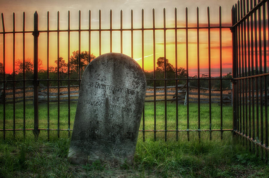 Graveyard at Dusk Photograph by Travis Rogers