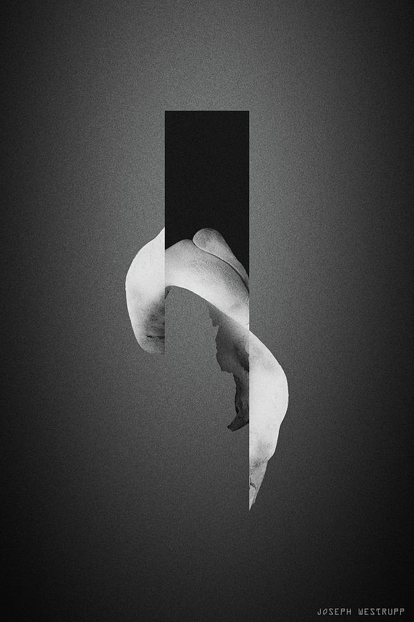 Gray Bone Flare - Surreal Abstract Elephant Bone Collage With Rectangle by Joseph Westrupp Gray Bone Flare - Surreal Abstract Elephant Bone Collage With Rectangle by Joseph Westrupp