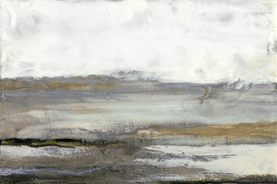 Gray Mist IIi Painting by Ferdos Maleki