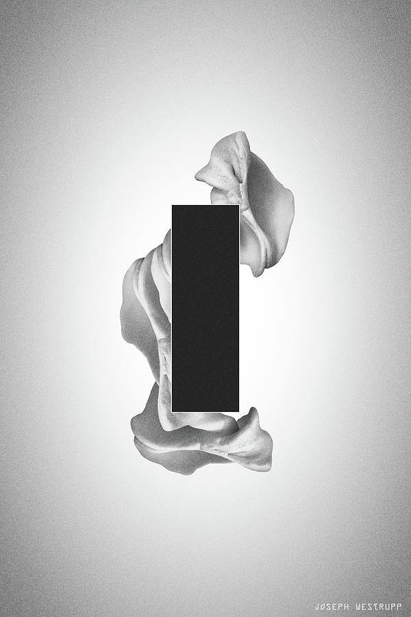 Gray Organon - Surreal Abstract Rectangle on Seashell by Joseph Westrupp Gray Organon - Surreal Abstract Rectangle on Seashell by Joseph Westrupp