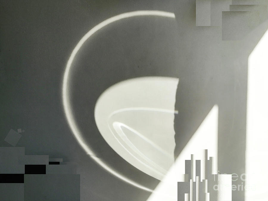 Gray Scaled Light Digital Art by Fei A