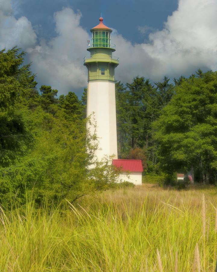 Grays Harbor Lighthouse, Washington, USA Photograph by Mitch Spence