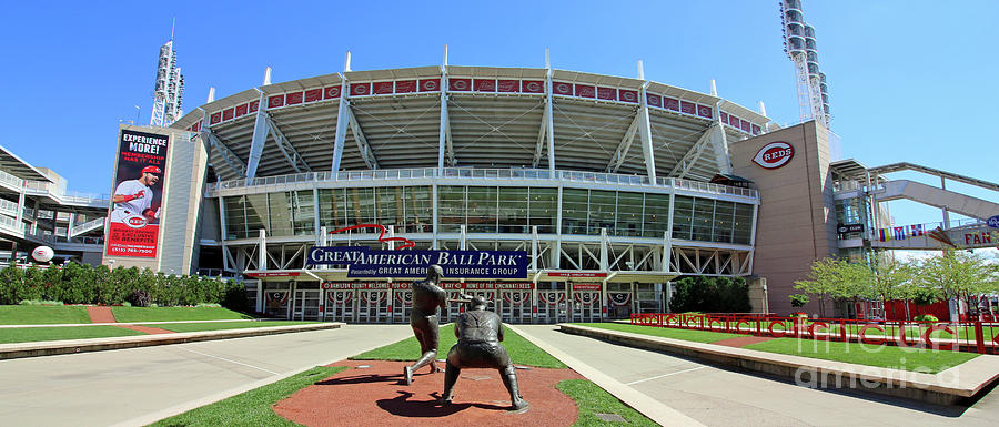 Pete Rose Photograph - Great American Ball Park 4384 crop by Jack Schultz