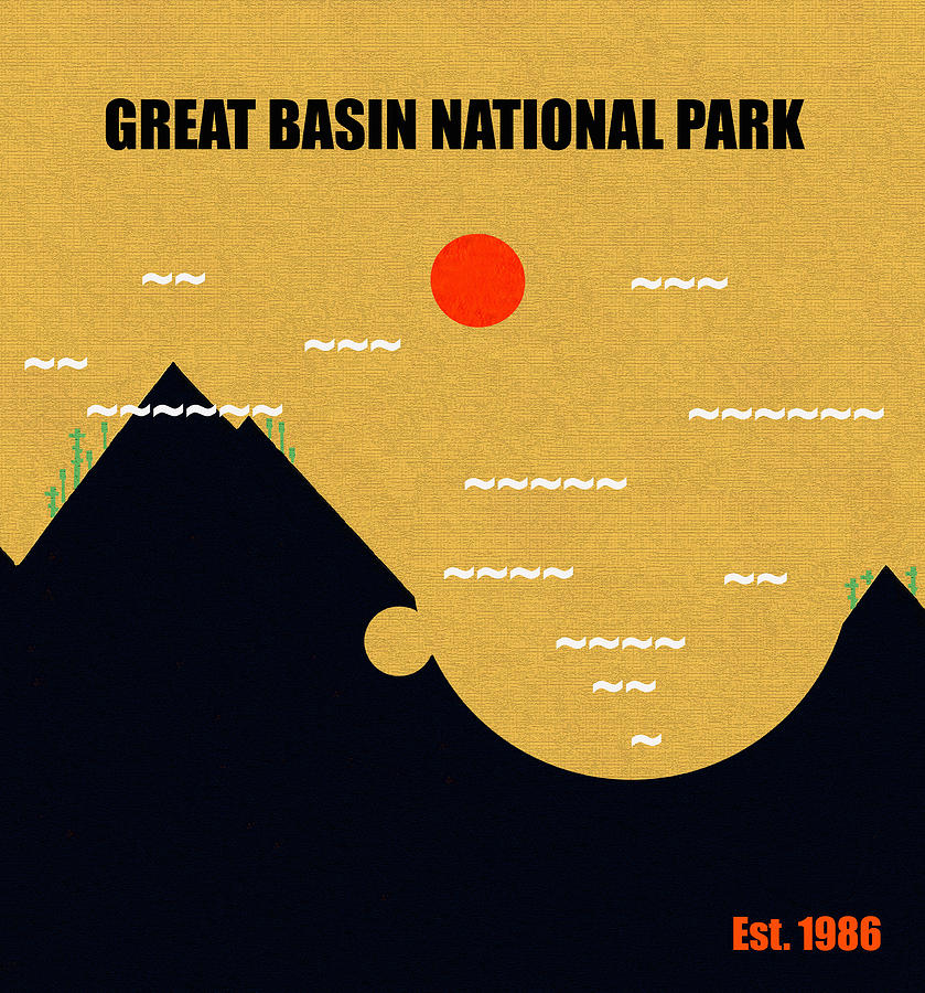 Great Basin N. P. M series Mixed Media by David Lee Thompson