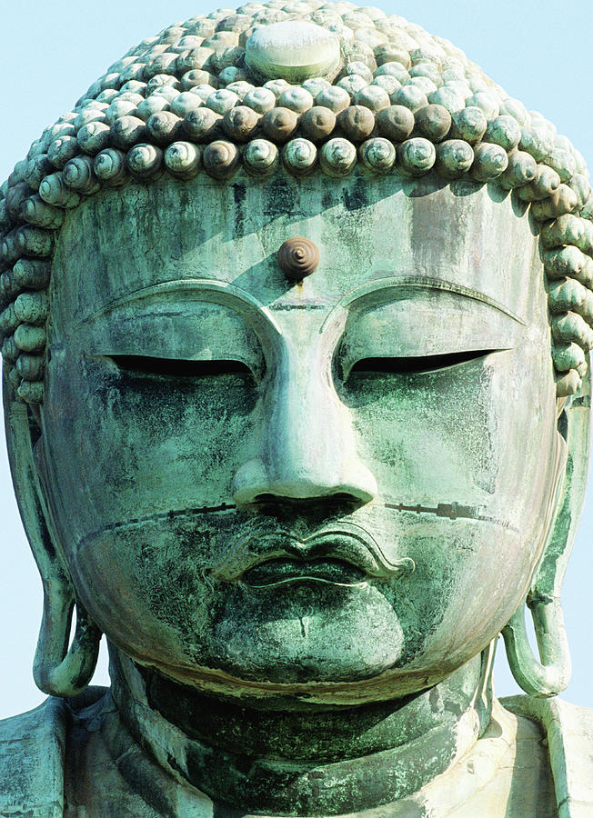 Great Buddha Statue, Close-up Photograph by Grant Faint