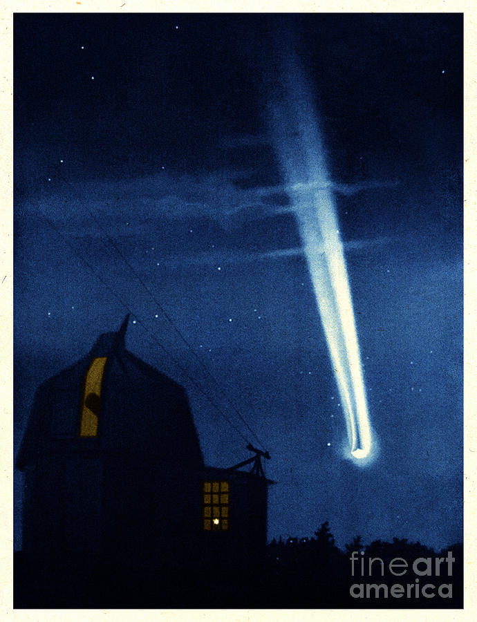 Great Comet Of 1881 Photograph by Detlev Van Ravenswaay/science Photo Library