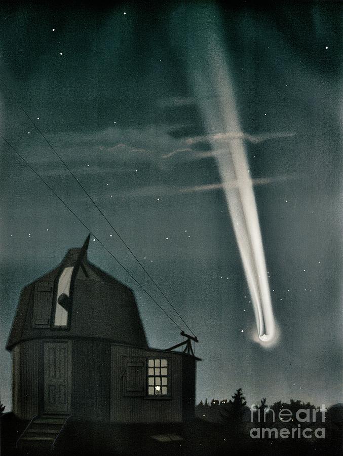 Great Comet Of 1881 Photograph by Rare Book Division/new York Public Library/science Photo Library