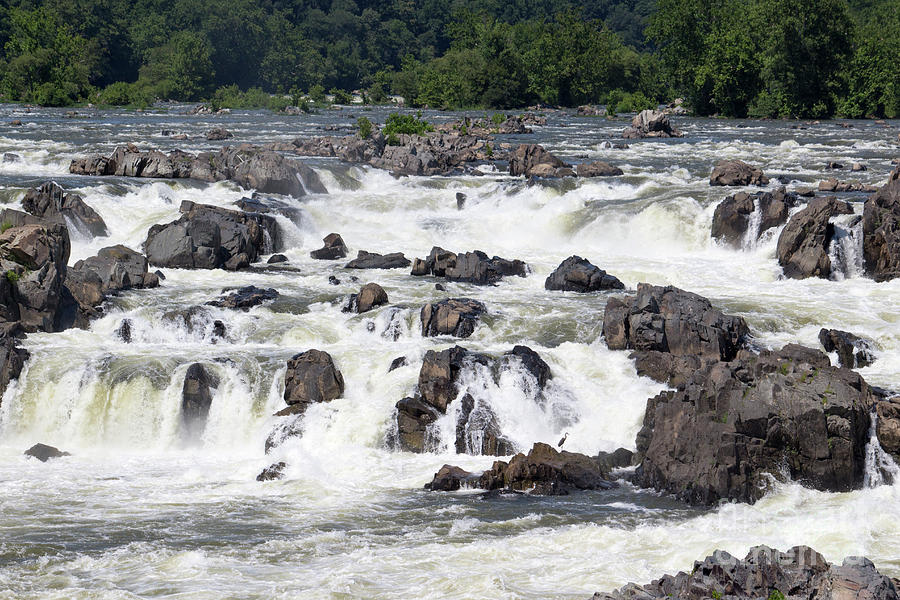 Great Falls of the Potomac viewed from the Virginia side Photograph by William Kuta