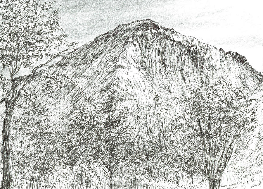 Great Gable, 2005 Painting by Vincent Alexander Booth