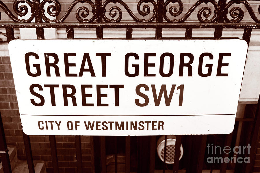 Great George Street London Photograph by John Rizzuto