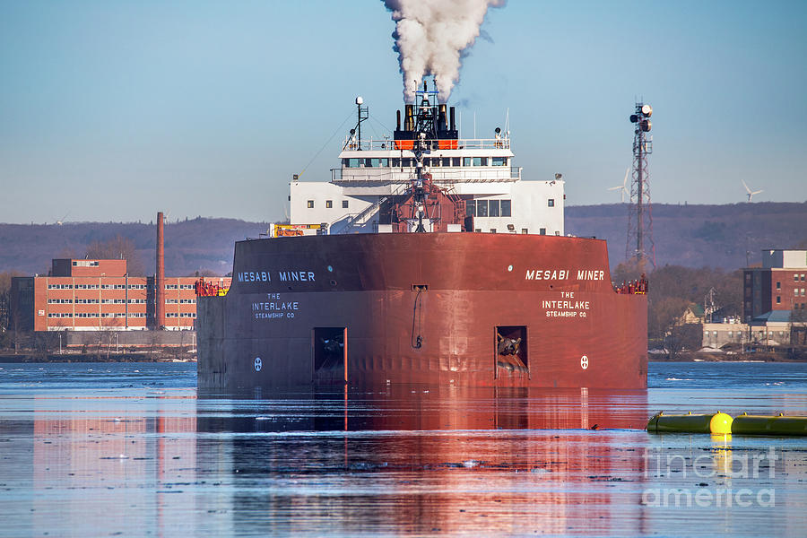 Great Lakes Freighters Mesabi Miner -0920 Photograph by Norris Seward