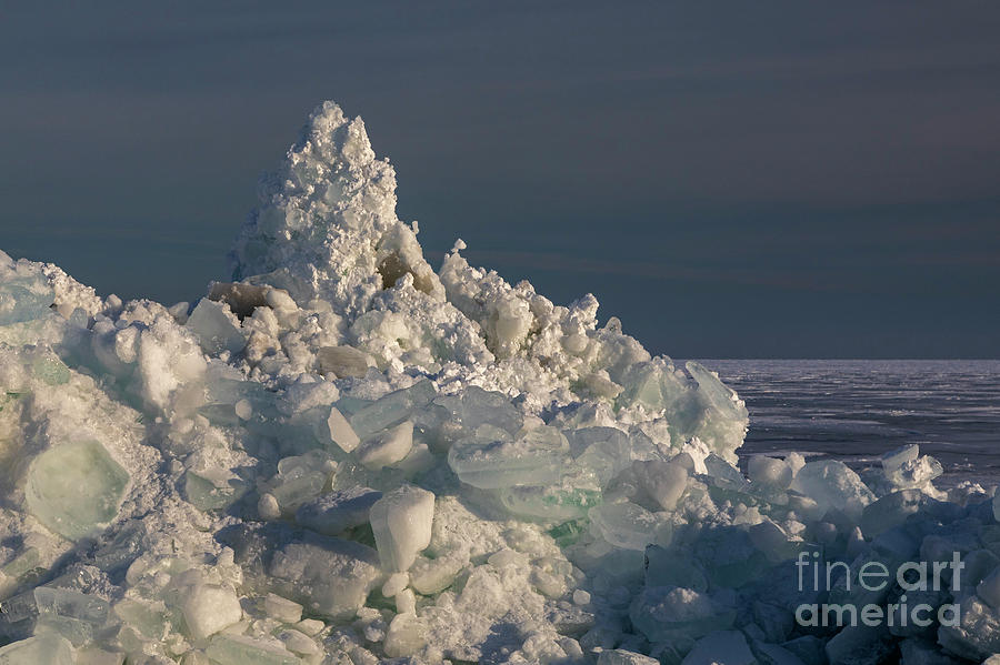 Great Lakes Ice Photograph by Jim West