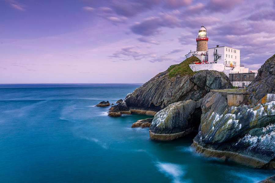 Great Lighthouses Of Ireland The Baily Lighthouse Photograph by Peter