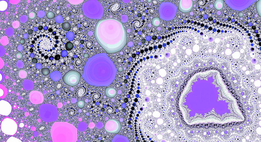 Great Purple Lake Fractal Art Digital Art by Don Northup