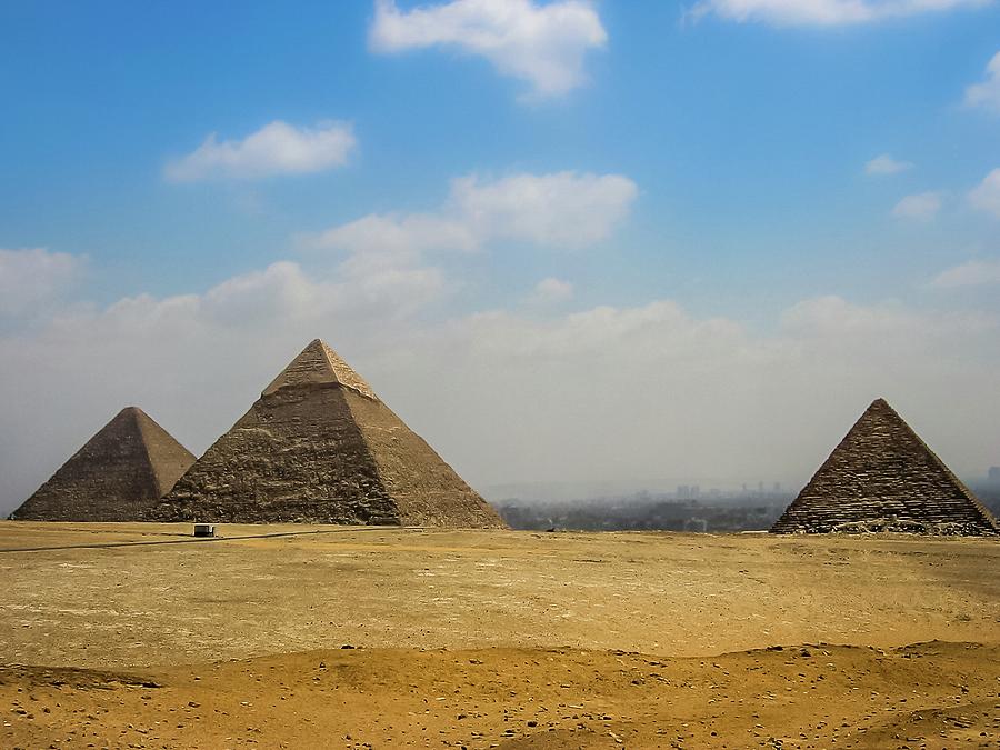 Great Pyramids Of Egypt Photograph by Roevin