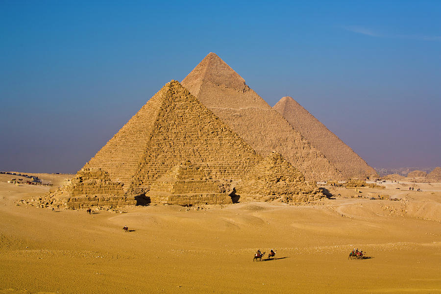 Great Pyramids Of Egypt Photograph by Stuart Dee