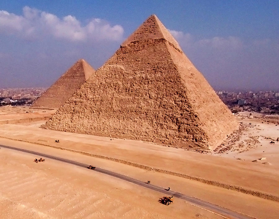 Great Pyramids Of Giza, Egypt Photograph by Evan Reinheimer