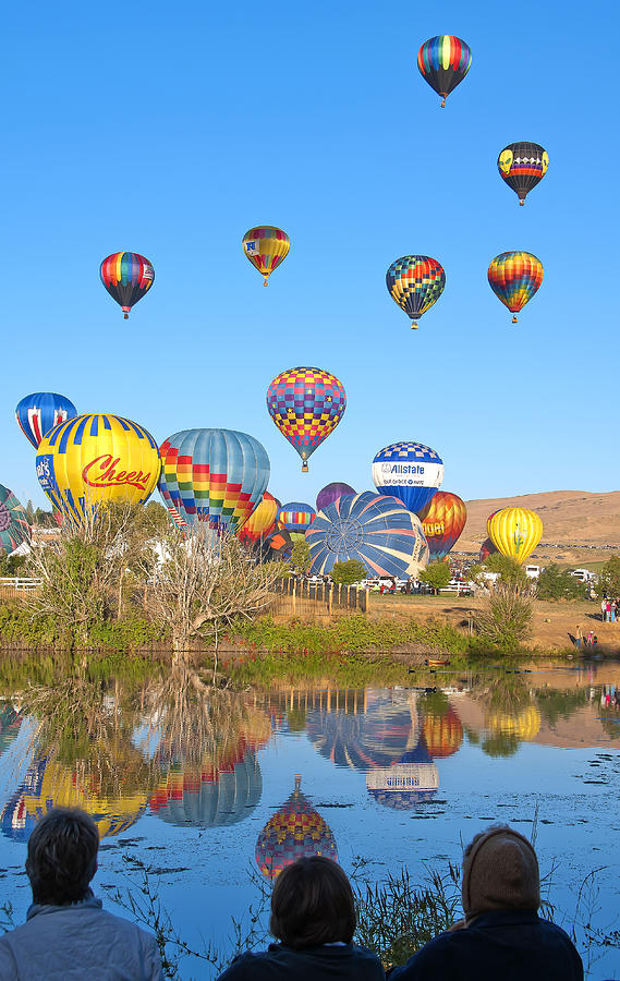Great Reno Balloon Race Photograph by Ken Aaron