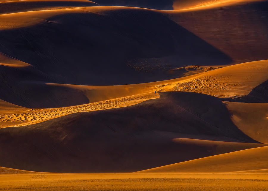 Great Sand Dune Photograph by Ken Liang