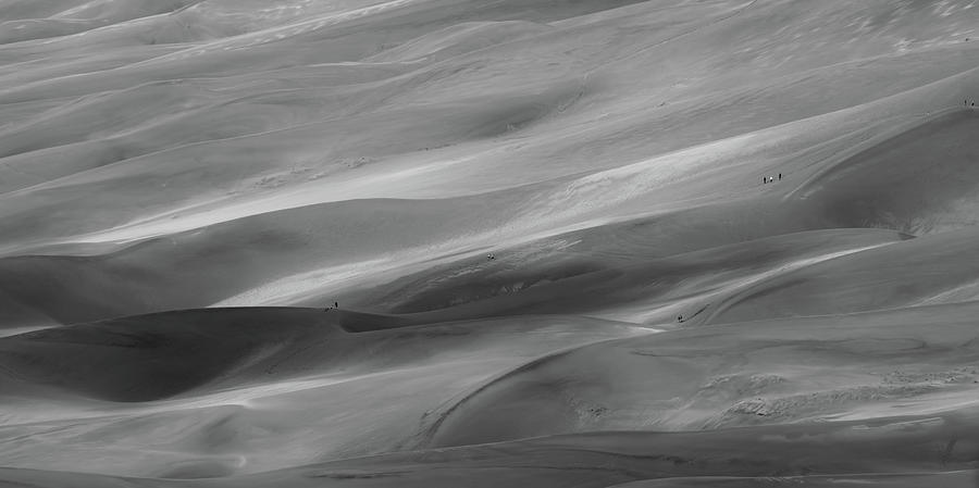 Great Sand Dunes in B/W Photograph by Joe Kopp