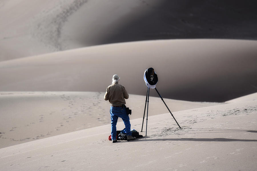 Camera Photograph - Great Sand Dunes by Victor Zhang