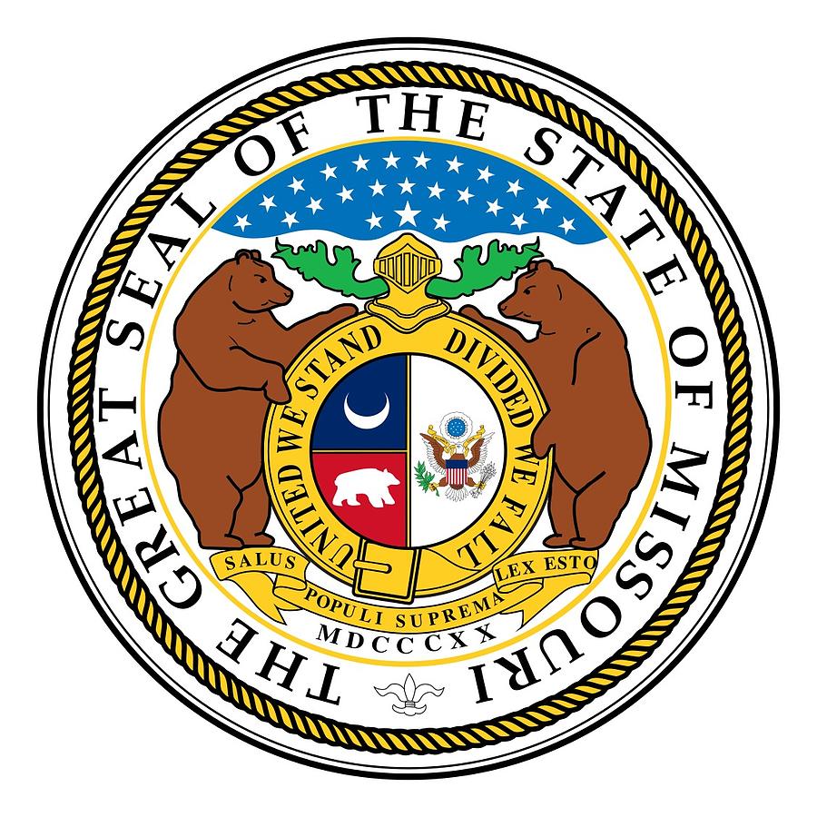 Great Seal of the State of Missouri Digital Art by Peter Ogden