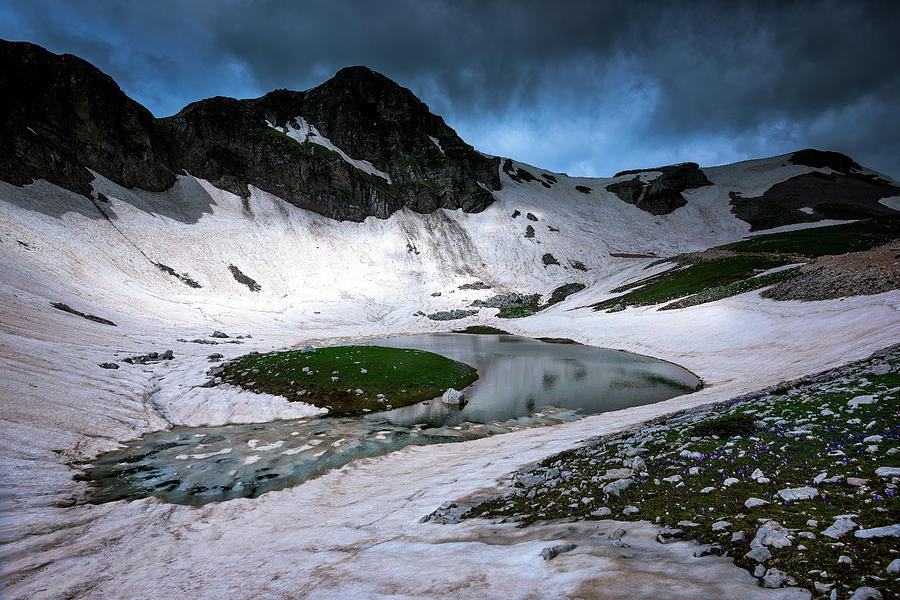 Great Trapos Alpine Lake Photograph by Elias Pentikis Great Trapos Alpine Lake Photograph by Elias Pentikis