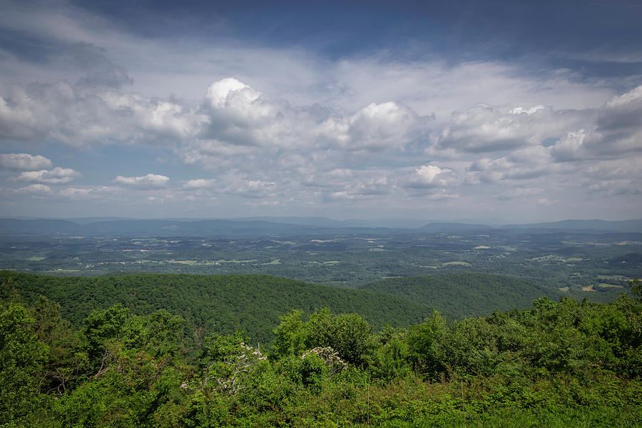 Great Valley Overlook Blue Ridge Parkway Photograph by Teresa Mucha