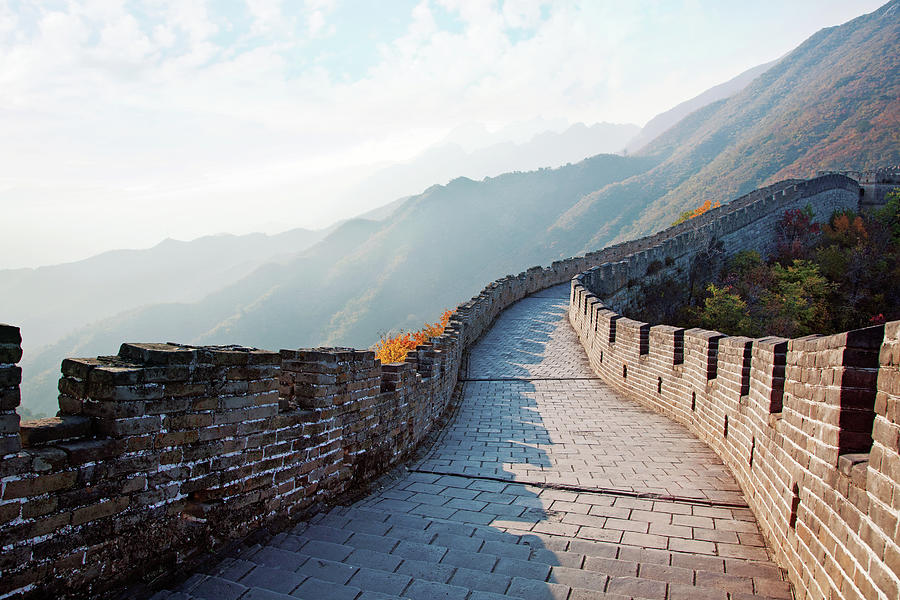 Great Wall In China Photograph by Perkus