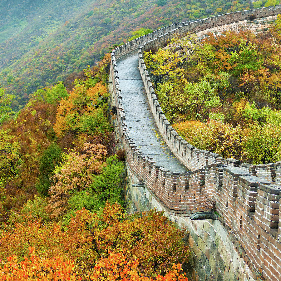 Great Wall Of China In Autumn Photograph by Caracterdesign