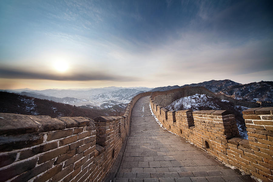 Great Wall Of China Photograph by Laoshi