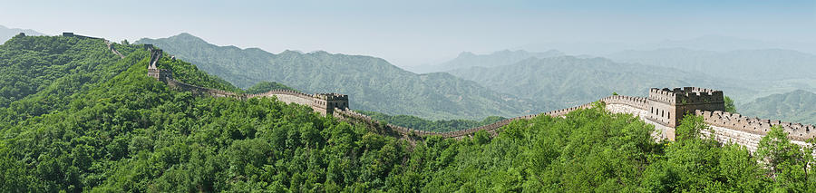 Great Wall Of China Panorama At Mutianyu Photograph by Fotovoyager