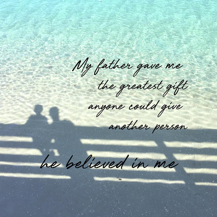 GREATEST GIFT quote Photograph by Jamart Photography
