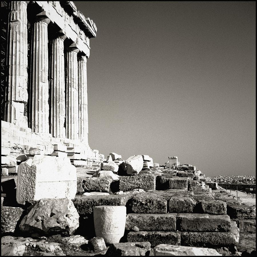 Greece, Athens, Acropolis, Parthenon Digital Art by Colin Dutton
