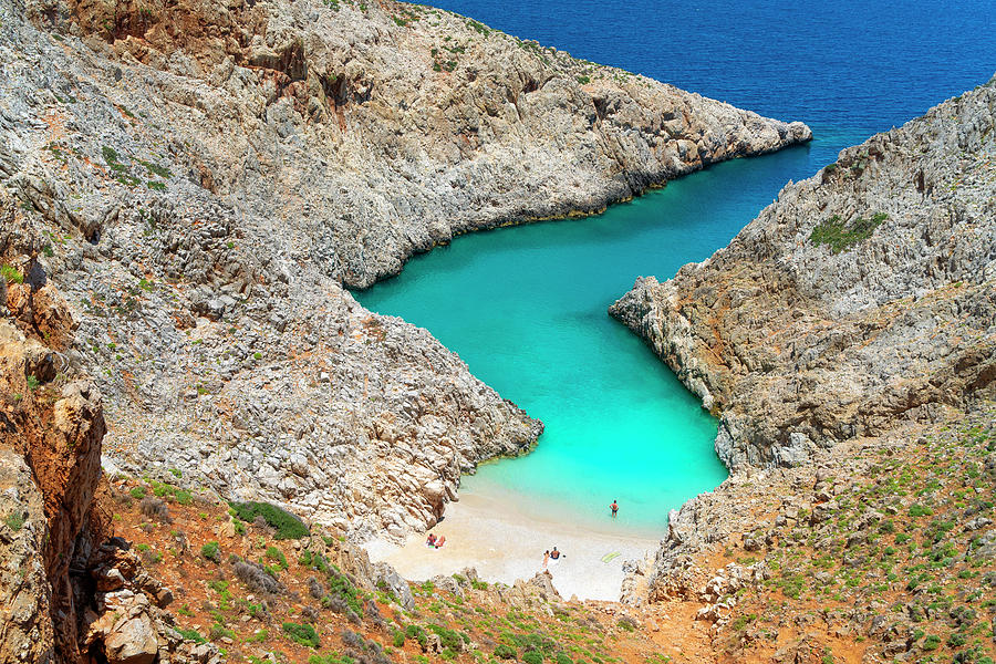 Greece, Crete Island, Crete, Chania, Akrotiri, Mediterranean Sea ...