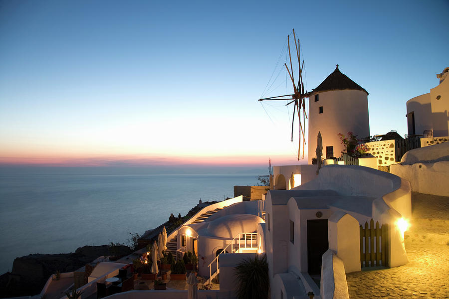 Greece, Cyclades, Santorini, Oia Photograph by Buena Vista Images