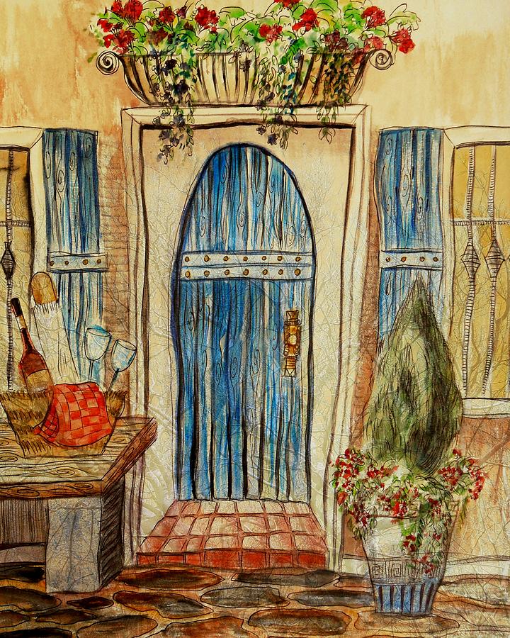 Greek Painting - Greek Cafe I by Danielle Harrington