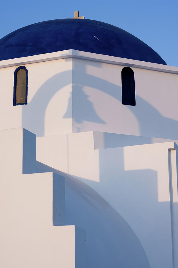 Greek Church At Sunset Photograph by Photovideostock