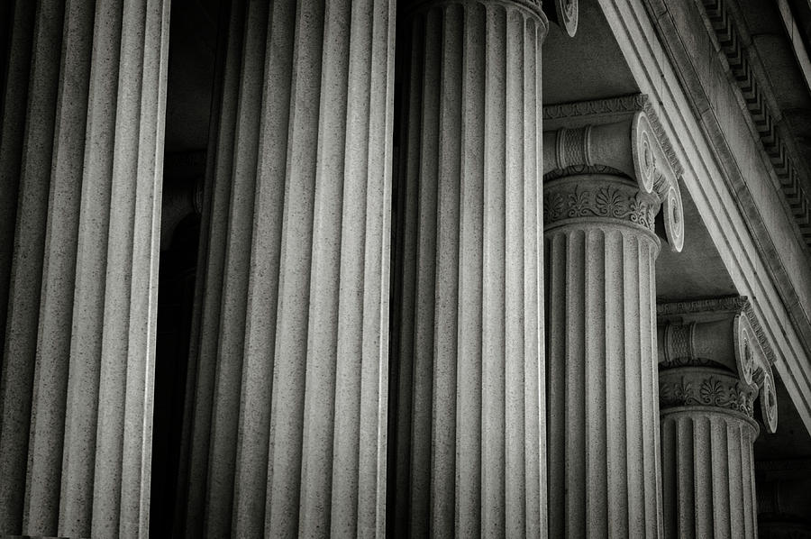 Greek Columns Photograph by Dny59