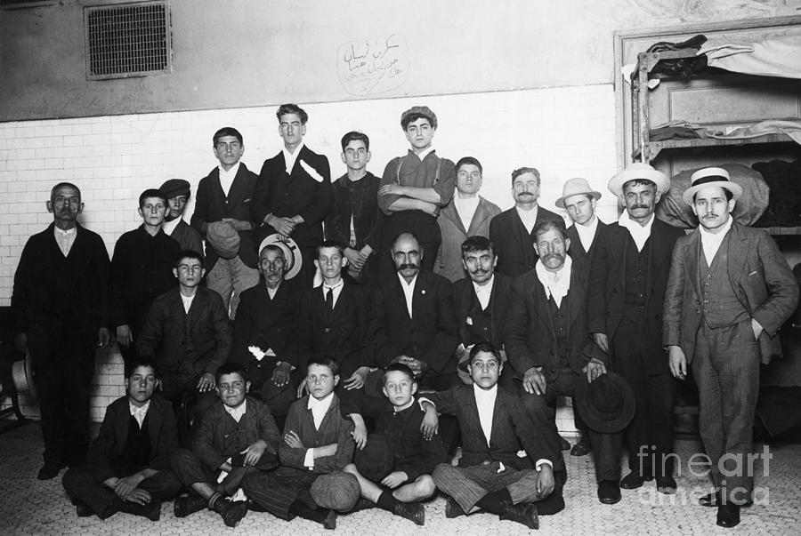 Greek Emigrants At Ellis Island Photograph by Bettmann