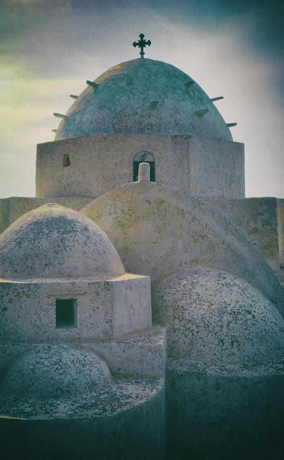 Greek Island Church Photograph