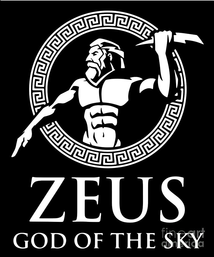 Greek Mythology Gift Ancient Greece History Lovers of Zeus Gods Goddesses Deities Digital Art by Martin Hicks