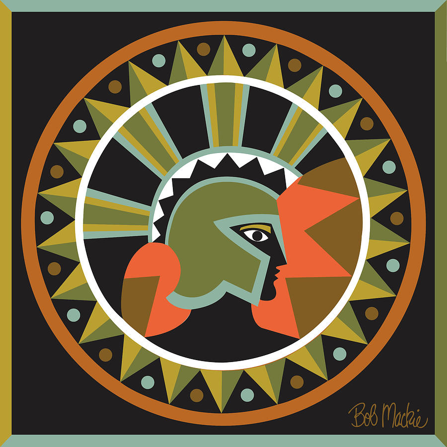 Greek Spartan Digital Art by Bob Mackie - Fine Art America