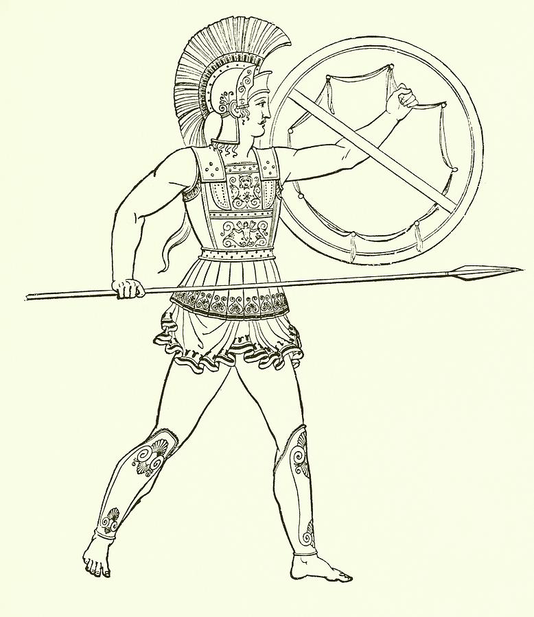 Greek Warrior Drawing ubicaciondepersonas.cdmx.gob.mx