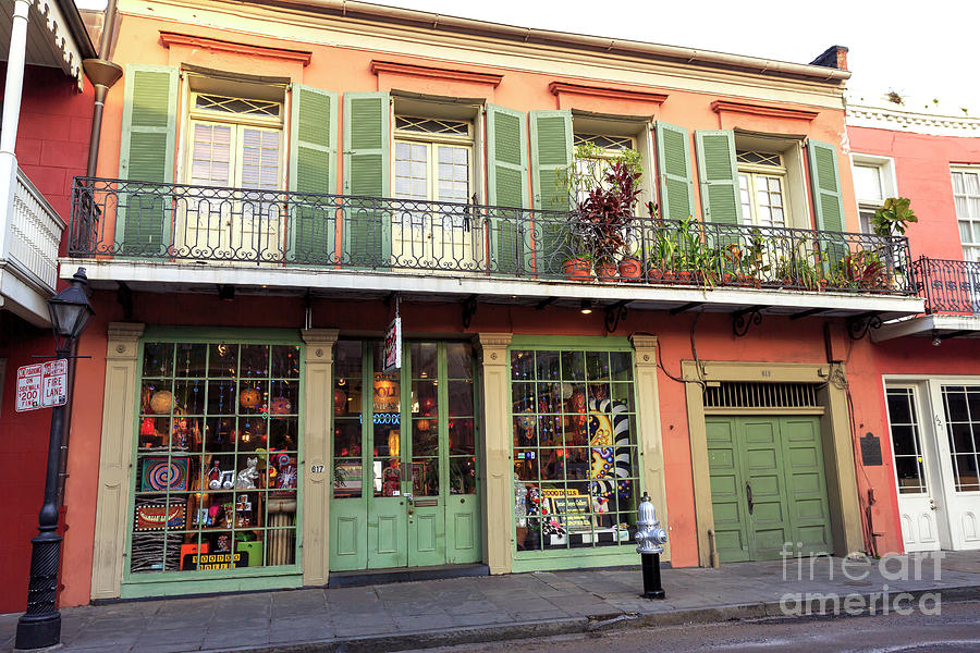Green Accents in New Orleans Photograph by John Rizzuto