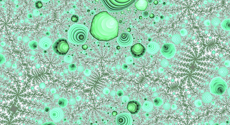 Green Amoeba Fine Art Digital Art by Don Northup