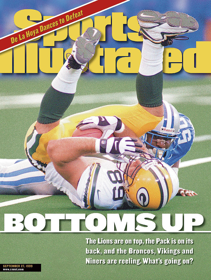 Green Bay Packers Mark Chmura... Sports Illustrated Cover Photograph by Sports Illustrated