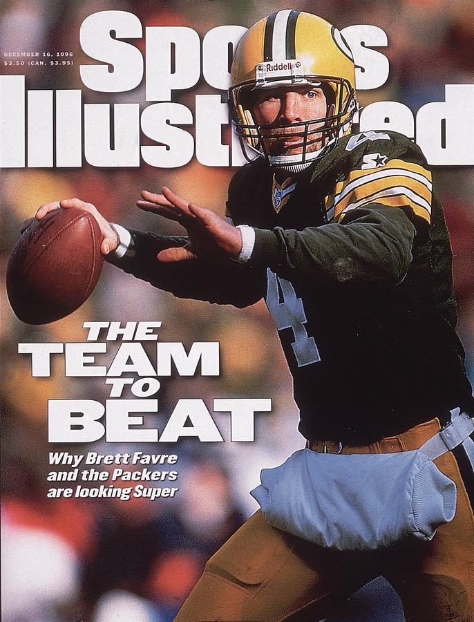 Green Bay Packers Qb Brett Favre... Sports Illustrated Cover Photograph by Sports Illustrated